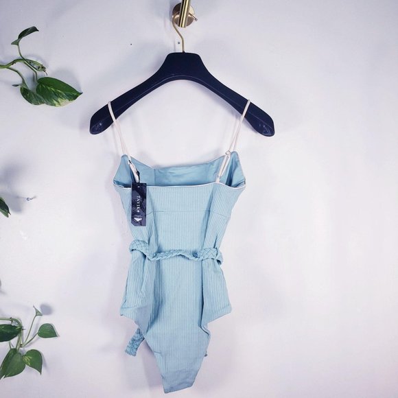 NWT Tavik x ANTHRO Aqua Classic Cheeky One Piece S - Picture 4 of 13